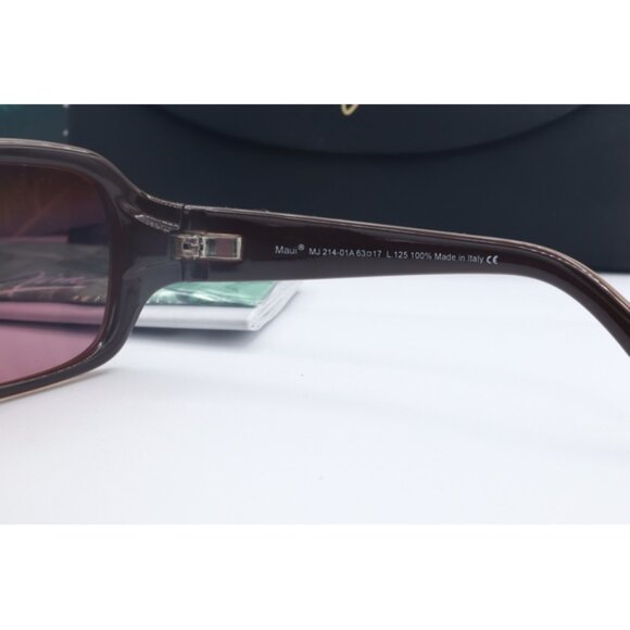 Maui Jim Pearl City MJ 214-01A Tortoise Cat Eye Sunglasses Maui Rose polarized - Picture 5 of 6